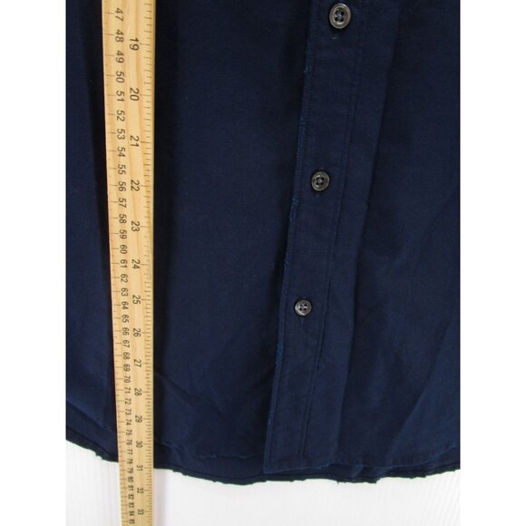 Zadig & Voltaire Shirt Medium Button Up Distressed Frayed Preppy 40 - Picture 4 of 11